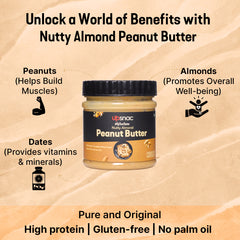 Nutty Almond Peanut Butter (Crunchy) 250g