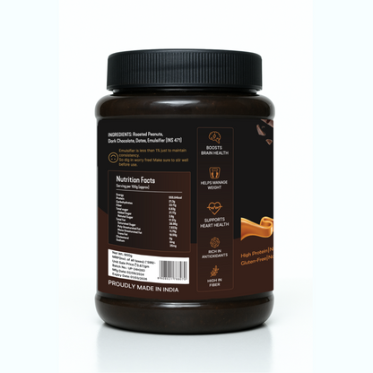 Luscious Dark Choco Peanut Butter (Crunchy) 900g