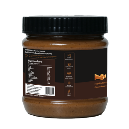 Luscious Dark Choco Peanut Butter (Crunchy) 250g