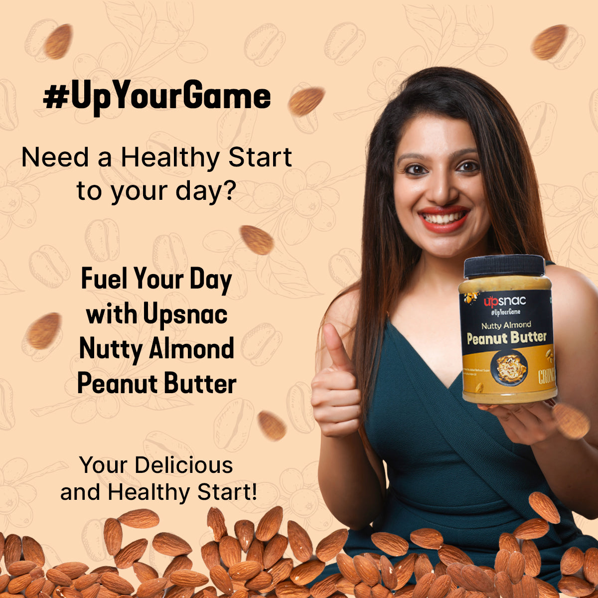 All In One Energizing Trial Combo- Rich Mocha Protein Coffee 250g & 4 Delicious Peanut Butter 50g each