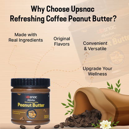 All In One Energizing Trial Combo- Rich Mocha Protein Coffee 250g & 4 Delicious Peanut Butter 50g each