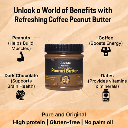Refreshing Coffee Peanut Butter (Creamy) 300g