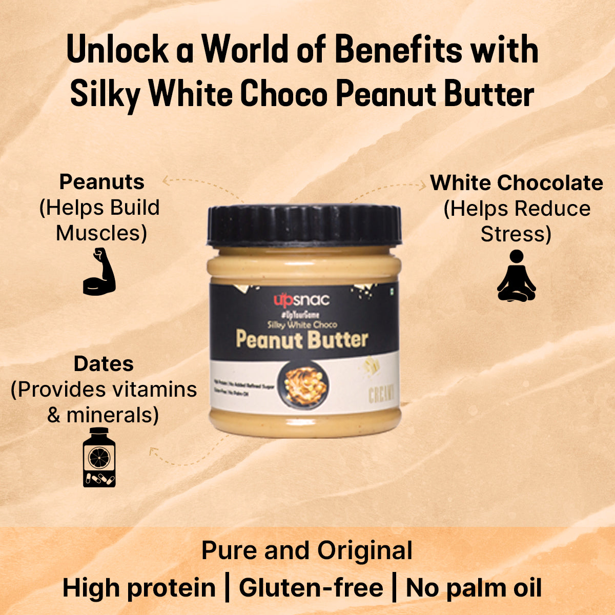 Silky White Choco Peanut Butter